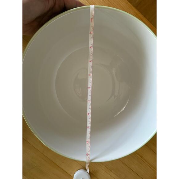 Pampered Chef 3 pc Set Green Stripe Bowls Hostess - Picture 3 of 7